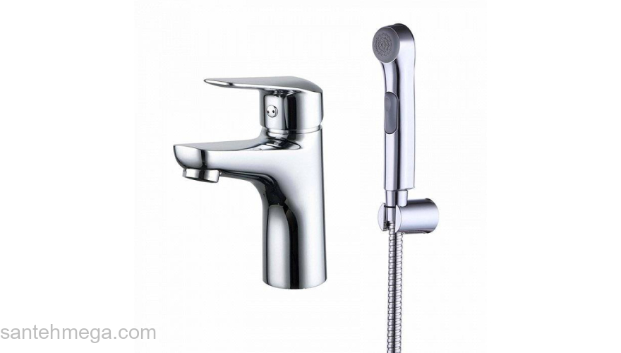 Смеситель для умывальника с гигиеническим душем Torr IDDIS TORSB00i08. Фото