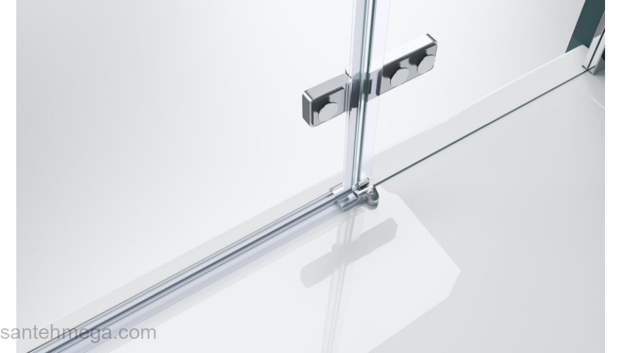 Душевая дверь BELBAGNO KRAFT-B-12-60/20-C-Cr-R. Фото