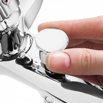 Смеситель для ванны с керамическим дивертором Vibe IDDIS VIBSB02i02WA. Фото