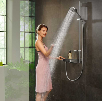 Душевой гарнитур Hansgrohe Raindance Select S 3jet 90см 27667000. Фото