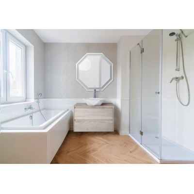 Зеркало с встроенным светильником и сенсорным выключателем BELBAGNO SPC-OTT-800-800-LED-TCH. Фото