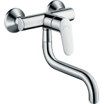 Смеситель Hansgrohe Focus для кухонной мойки настенный с поворотным изливом 31825000, хром Смеситель Hansgrohe Focus для кухонной мойки настенный с поворотным изливом 31825000, хром. Фото